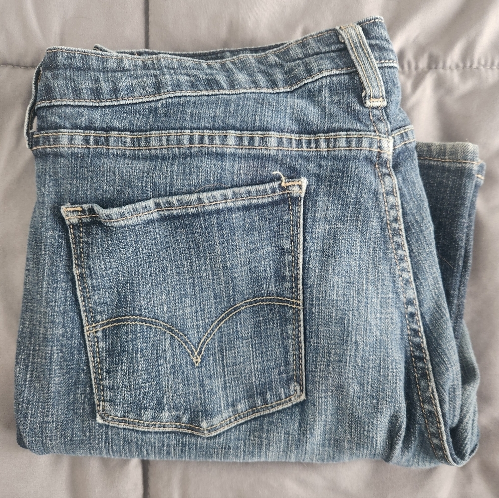 Levi's Straight Leg Blue Jeans
